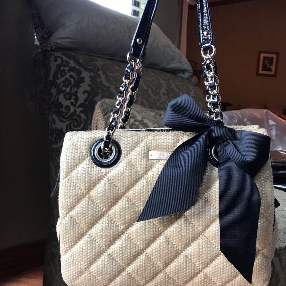 KATE SPADE VINTAGE STYLE QUILTED BAG ♠️ - Picture 3 of 10